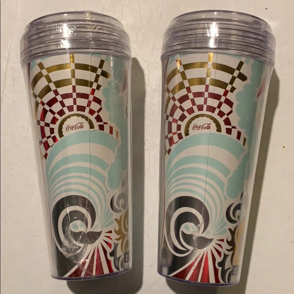NIB TUMBLERS VTG 2 ROYAL CARIBBEAN BEVERAGE VACAY! - Picture 4 of 10
